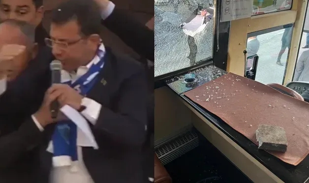 İmamoğlu'na taşlı saldırının ilk duruşması görülüyor