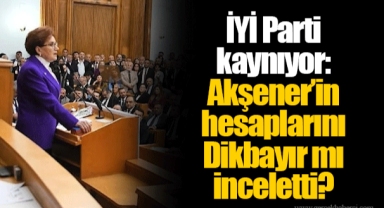 İYİ Parti kaynıyor: Akşener’in hesaplarını Dikbayır mı inceletti?