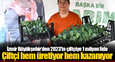 İzmir Büyükşehir’den 2023’te çiftçiye 1 milyon fide