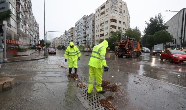 İzmir’de metrekareye 58,5 kilogram yağış düştü