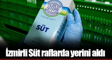 İzmirli Süt raflarda yerini aldı