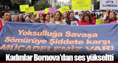 Kadınlar Bornova’dan ses yükseltti