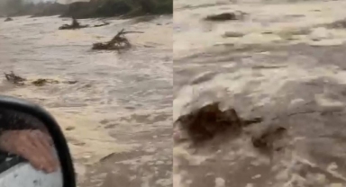 Karadeniz sahil yolu Giresun’da kapatıldı, Hopa’da denizle birleşti