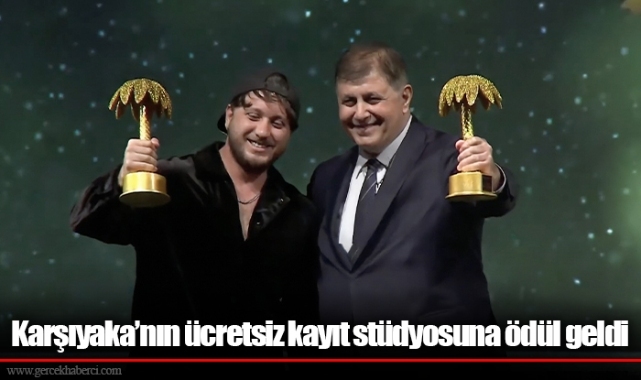Karşıyaka’nın ücretsiz kayıt stüdyosuna ödül geldi