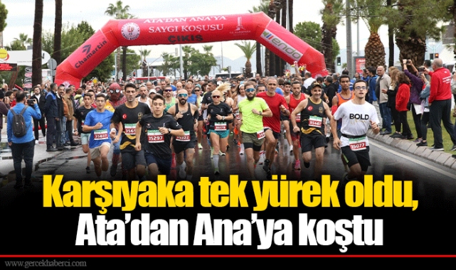 Karşıyaka tek yürek oldu, Ata’dan Ana’ya koştu