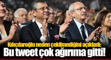 Kılıçdaroğlu neden çekilmediğini açıkladı: Bu tweet çok ağırıma gitti!