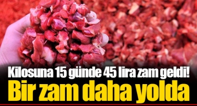Kilosuna 15 günde 45 lira zam geldi! Bir zam daha yolda