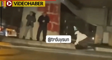 Lodos vatandaşları yerde sürükledi