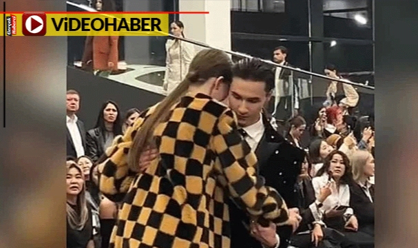 Manken yardıma böyle koştu