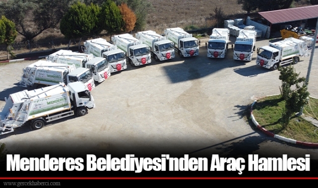 Menderes Belediyesi'nden Araç Hamlesi