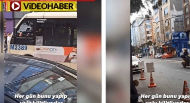 Minibüsçülerin taktiği tartışma yarattı: 'Ambulansa bile yol vermiyorlar'