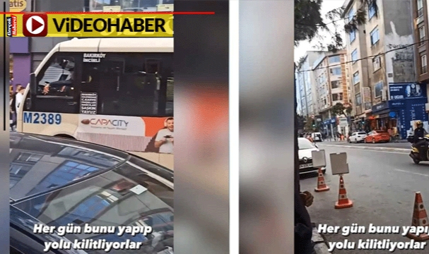 Minibüsçülerin taktiği tartışma yarattı: 'Ambulansa bile yol vermiyorlar'