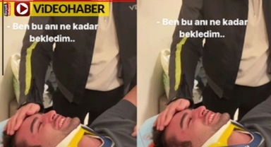 Motor kazası geçiren arkadaşıyla böyle dalga geçtiler
