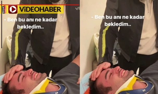 Motor kazası geçiren arkadaşıyla böyle dalga geçtiler
