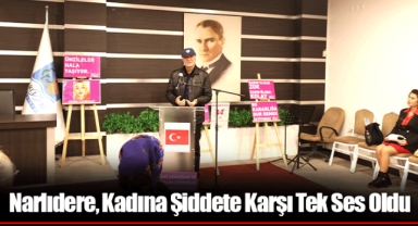 Narlıdere, Kadına Şiddete Karşı Tek Ses Oldu