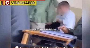 Öğretmen, öğrencisini kitapla dövdü