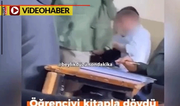 Öğretmen, öğrencisini kitapla dövdü