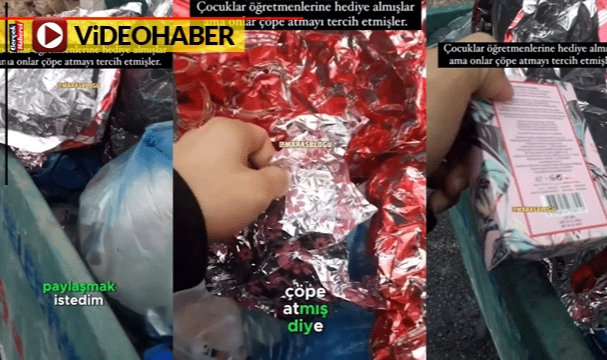 Öğretmenler Günü'nde gelen hediyelerin çöpe atıldığı iddiası tepki çekti