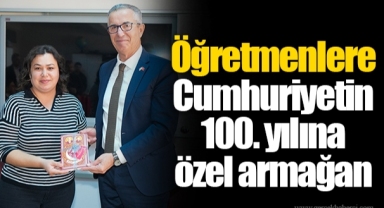 Öğretmenlere Cumhuriyetin 100. yılına özel armağan