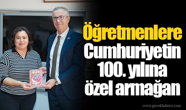 Öğretmenlere Cumhuriyetin 100. yılına özel armağan