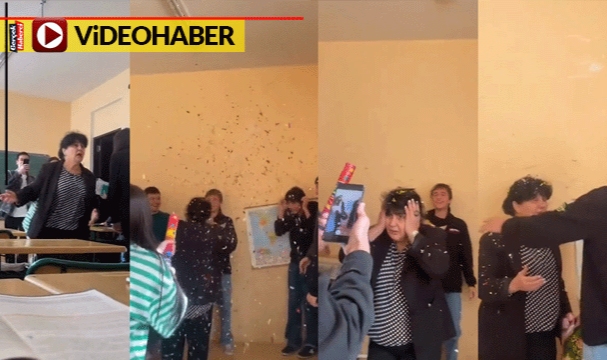 Öğretmenlerine öyle bir doğum günü hazırladılar ki... Az kalsın yüreğine iniyordu