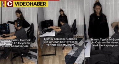 Oyun oynarken karısı bilgisayarı kapattı, adam çılgına döndü