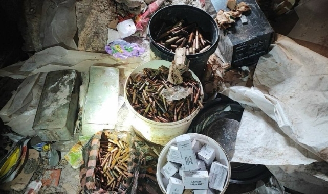 Pençe-Kilit bölgesinde çok sayıda mühimmat yakalandı