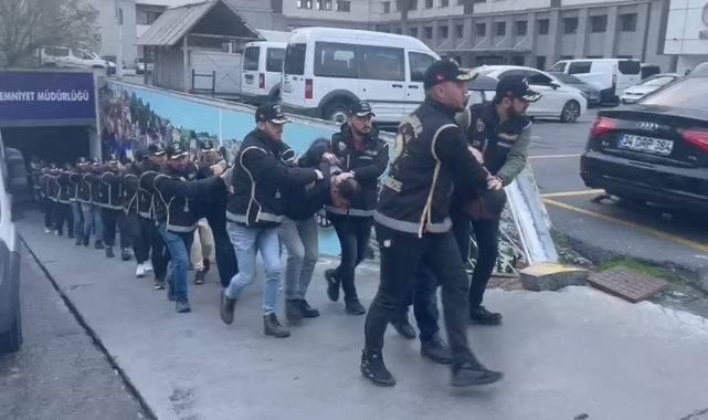 "Sarallar" operasyonunda yakalanan şüphelilerden 9'u tutuklandı