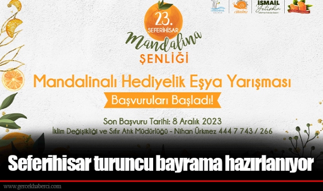 Seferihisar turuncu bayrama hazırlanıyor