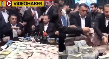 Tam 6 saat sürdü... Aşiret düğününde kilolarca altın ve milyonlarca lira takıldı