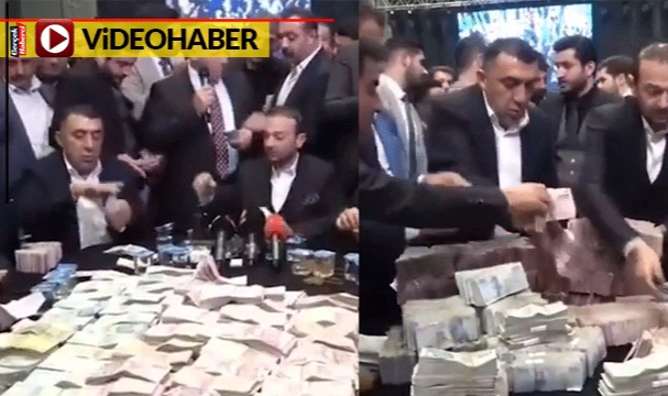 Tam 6 saat sürdü... Aşiret düğününde kilolarca altın ve milyonlarca lira takıldı