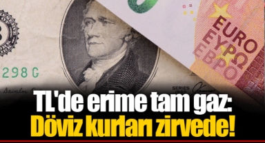 TL'de erime tam gaz: Döviz kurları zirvede!