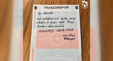 Trabzonsporlu futbolculardan örnek davranış