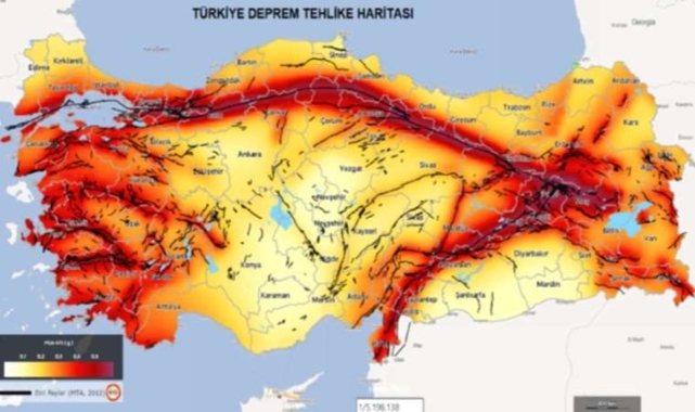 TÜBİTAK Türkiye'nin deprem haritasını güncelleyecek