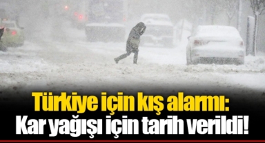 Türkiye için kış alarmı: Kar yağışı için tarih verildi!