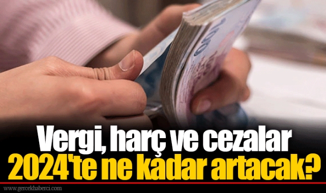 Vergi, harç ve cezalar 2024'te ne kadar artacak?