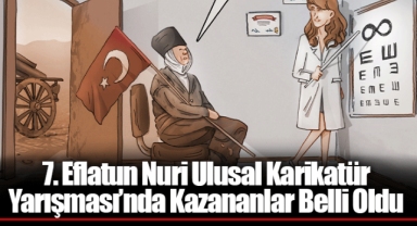 7. Eflatun Nuri Ulusal Karikatür Yarışması’nda Kazananlar Belli Oldu