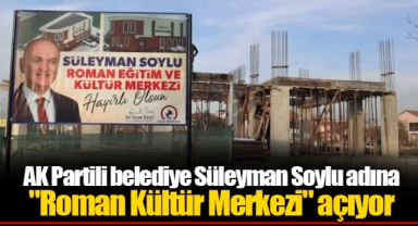 AK Partili belediye Süleyman Soylu adına