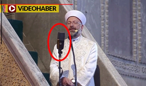 Ali Erbaş kopya çekerken yakalandı