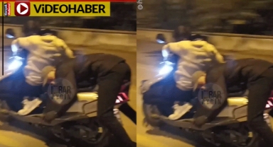 Alkollü gençler trafikte böyle seyir aldılar