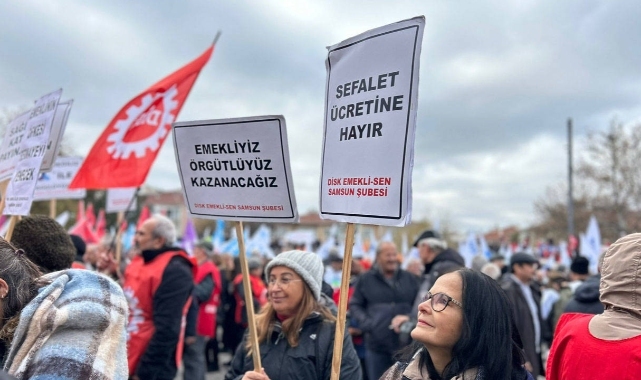 Ankara'da 'Büyük Emekli Mitingi': Emeklilikte insanca yaşam haktır!