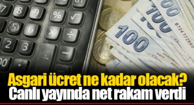 Asgari ücret ne kadar olacak? Canlı yayında net rakam verdi