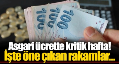 Asgari ücrette kritik hafta! İşte öne çıkan rakamlar...