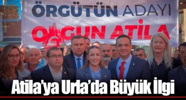 Atila’ya Urla’da Büyük İlgi
