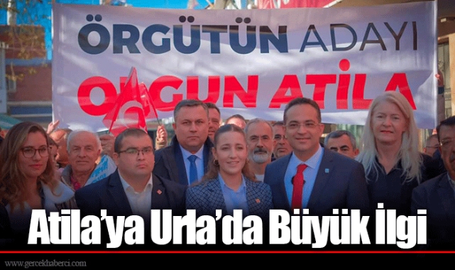 Atila’ya Urla’da Büyük İlgi