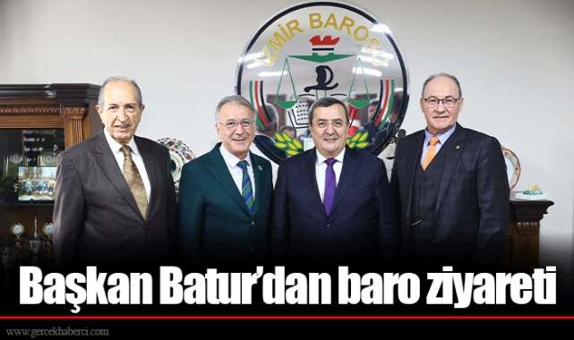 Başkan Batur’dan baro ziyareti