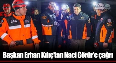 Başkan Erhan Kılıç’tan Naci Görür’e çağrı