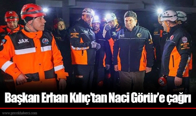 Başkan Erhan Kılıç’tan Naci Görür’e çağrı