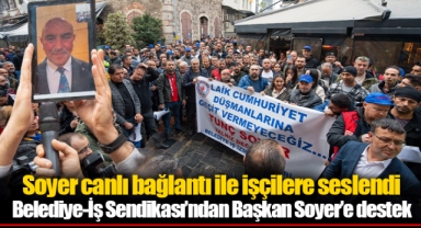 Belediye-İş Sendikası’ndan Başkan Soyer’e destek