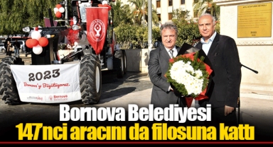 Bornova Belediyesi 147’nci aracını da filosuna kattı